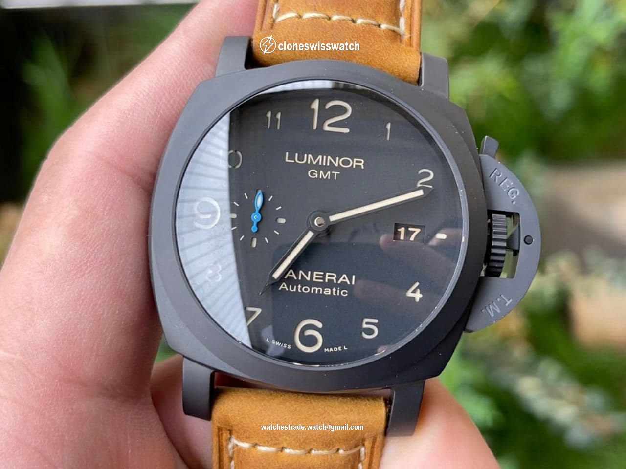 PAM1441 U VSF 1:1 Best Edition Black Dial on Brown Asso Strap P.9011 Super Clone
