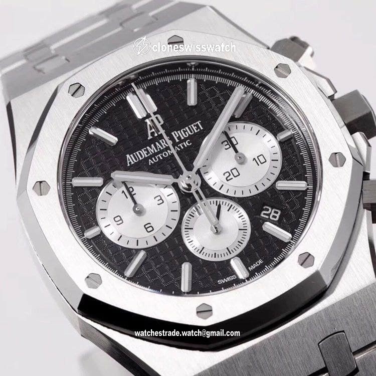 AP0603D - Royal Oak Chrono 1:1 Best Edition 26331ST SS/SS Blk/Wht