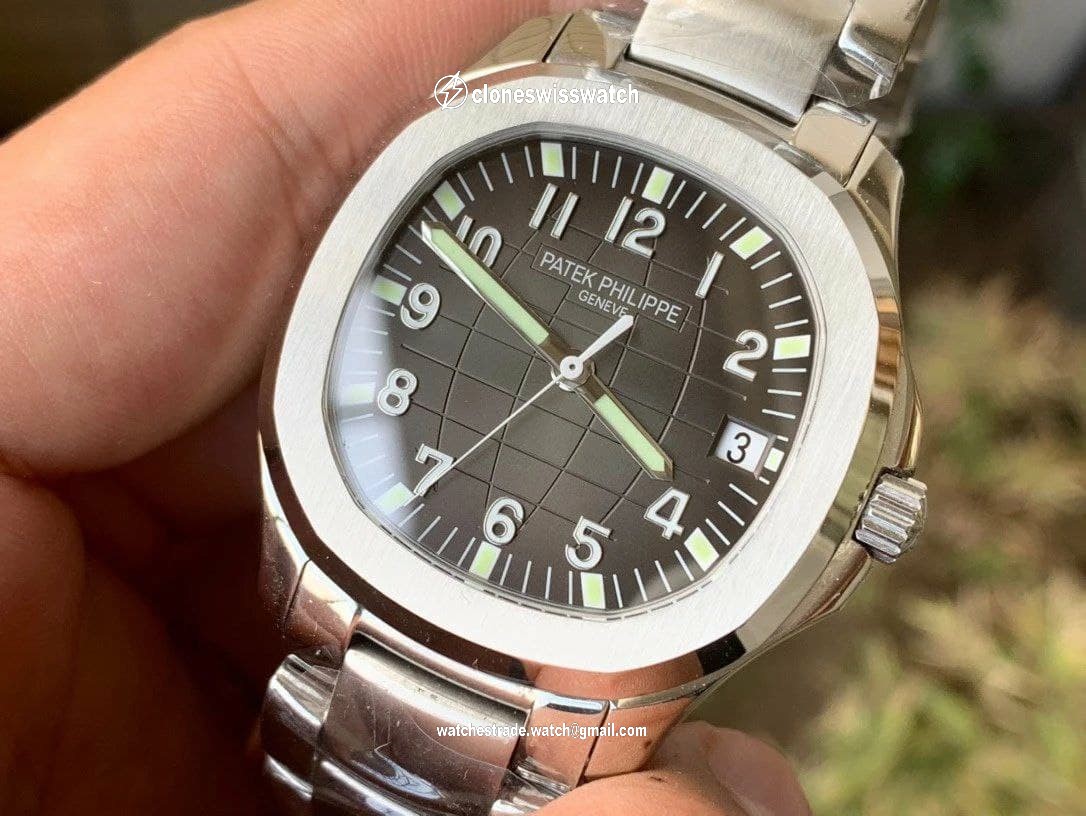 Aquanaut 5167 SS 3KF 1:1 Best Edition Gray Dial on SS Bracelet V2