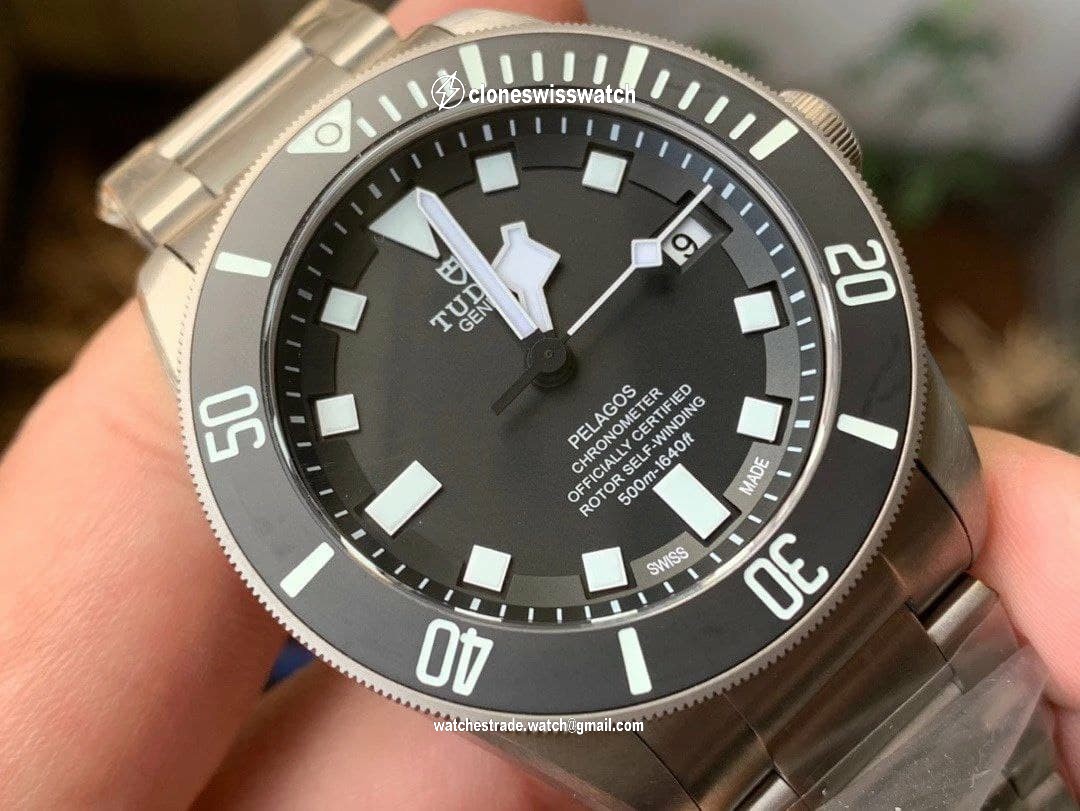 Tudor Black Pelagos XF 1:1 Best Edition on Titanium Bracelet A2824 V5
