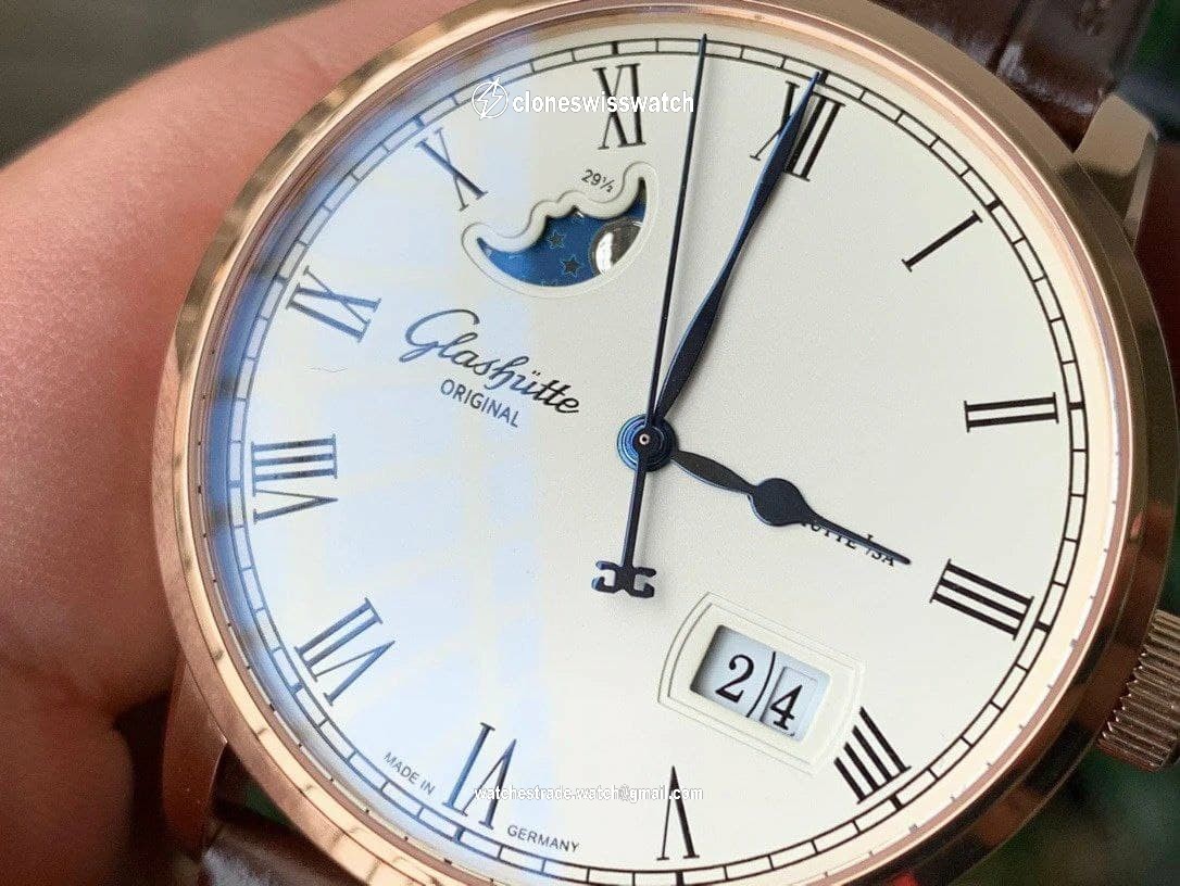 Excellence Panorama Date Moonphase SG/LE Wht 1:1 Best Edition Version