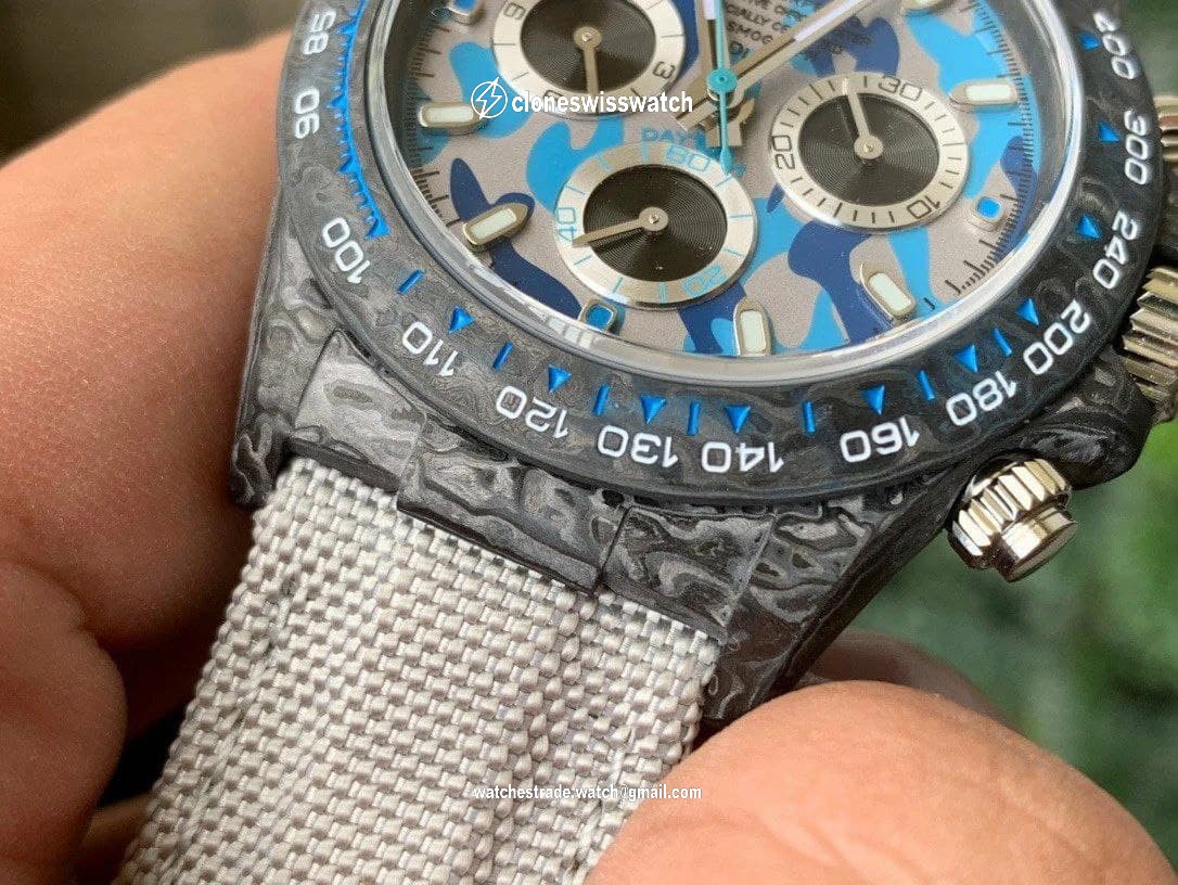 Rolex Daytona DIW Carbon Blue FC/NY Blue Grey 1:1 Best Edition Version
