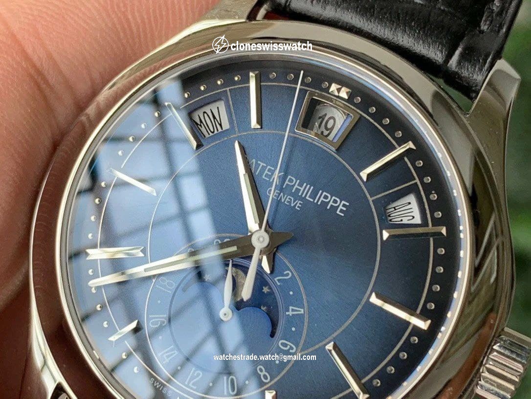 Complications 5205R RG GRF Best Edition Blue Dial on Brown Leather Strap A324