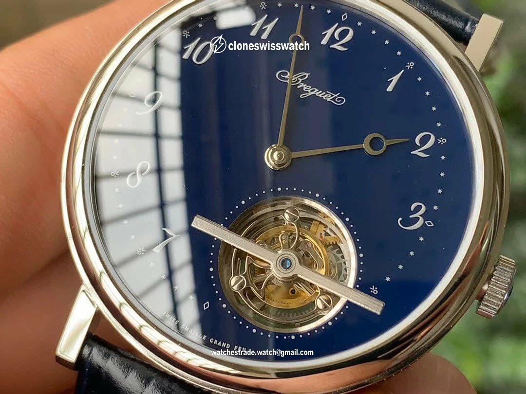 Breguet Classique Tourbillon 5367 SS/LE Blue/Num R8F Tourb 1:1 Best Edition Version