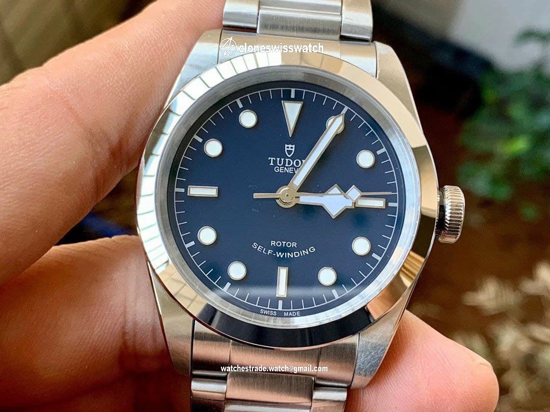 Black Bay 41 LF 1:1 Best Edition Blue Dial on SS Bracelet A2824