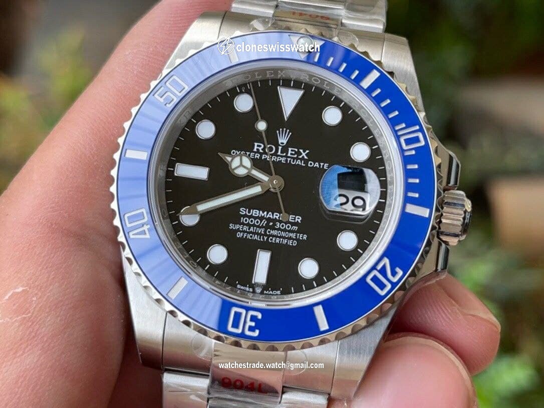 Submariner 41mm 126619 LB Blue Ceramic EWF Black Dial on SS Bracelet A3235