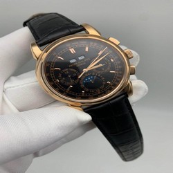 Patek Philippe Geneve Black Dial